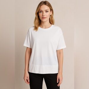 Maison Cinqcent White Short Sleeved Tee - Size XL